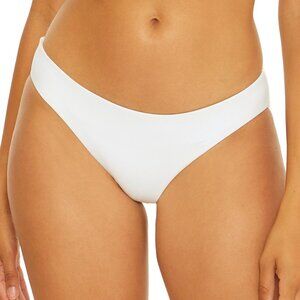Becca Color Code Adela Hipster White Swim Bottom Size Large